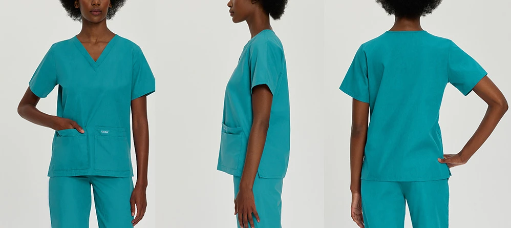 Landau Essentail scrubs in Teal